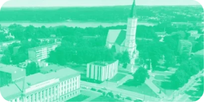 Šiaulių katedra ir miesto centras
